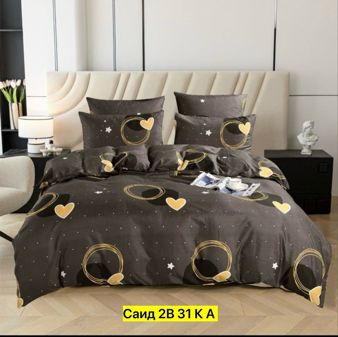 комплект постельного белья,постельного белья,постельное белье из поплина,постельное белье 2 спальное серое сердечки икеа поли сатин 100%,евро комплект постельное