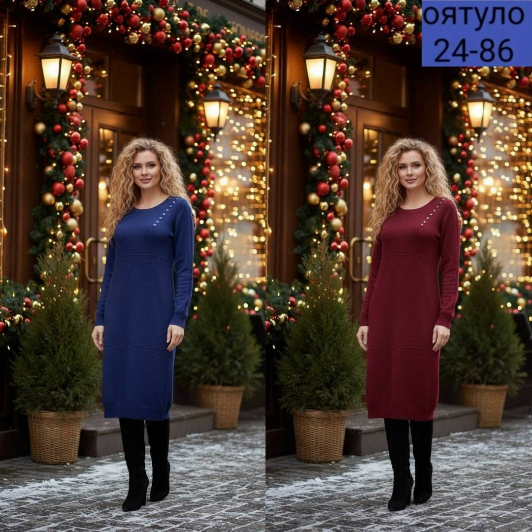 платье женская,платье вязаное теплое ниже колена элька,вязаное платье,платье,женское платье вязаное