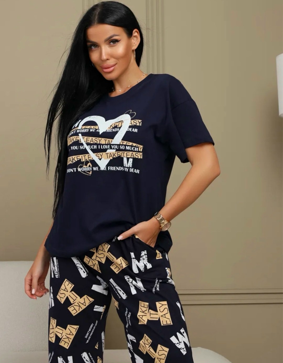 пижама трикотажная,пижамы женски,костюмы трикотажные,пижама трикотажная с брюками,костюм с брюками