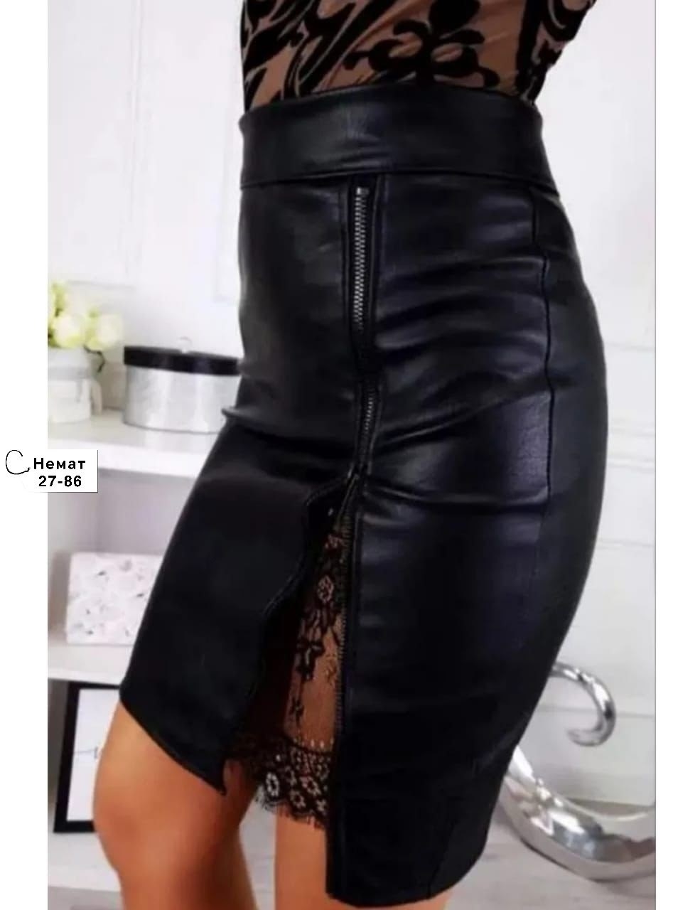 юбка из искусственной кожи,кожаная юбка,юбка для женщин,юбка эко кожа,женская юбка