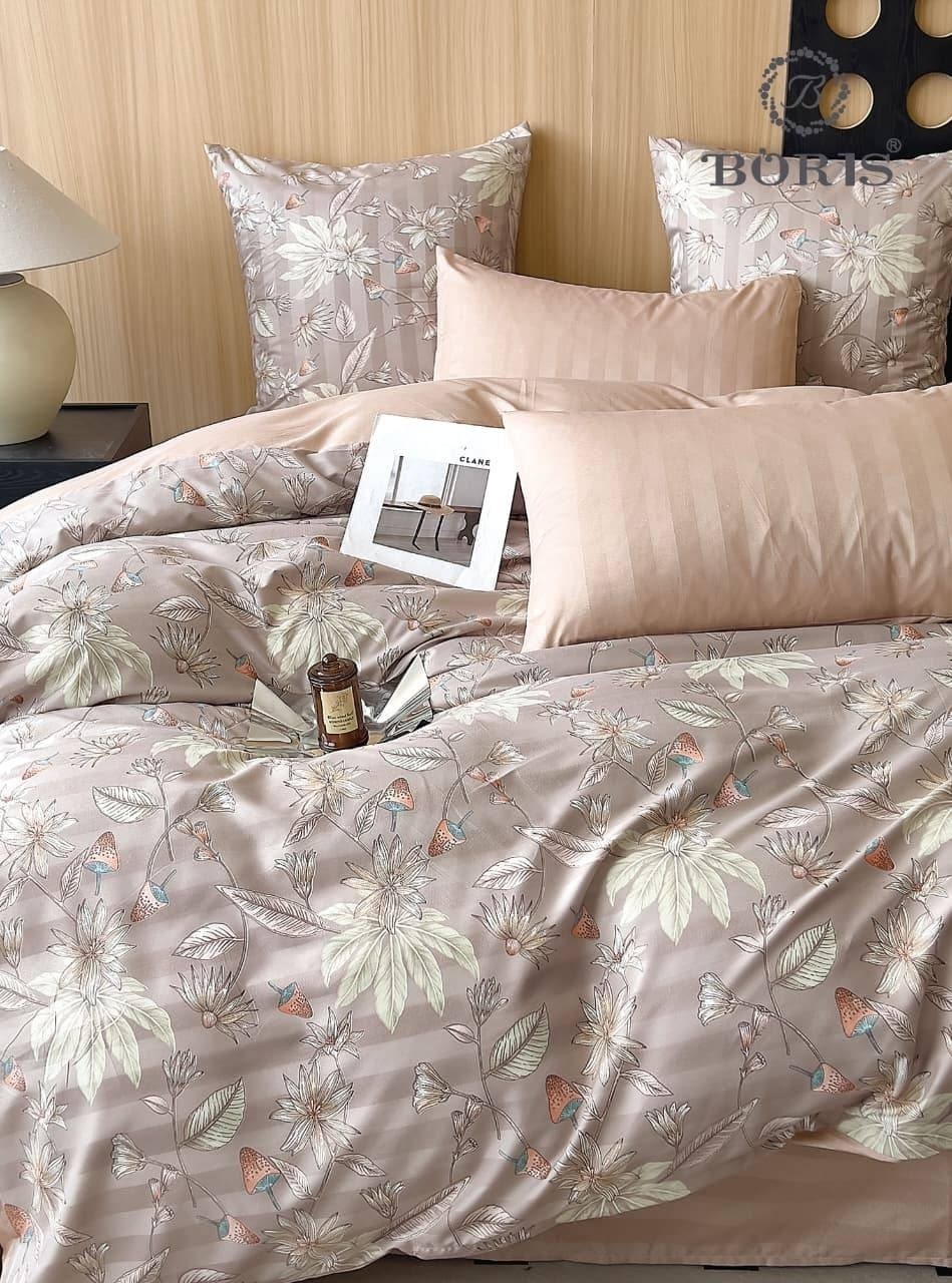 комплект постельного белья boris сатин,постельное белье семейное сатин хлопок boris,комплект постельного белья "boris",постельное белье семейное комплект страйп сатин,постельное белье 2 спальное сатин