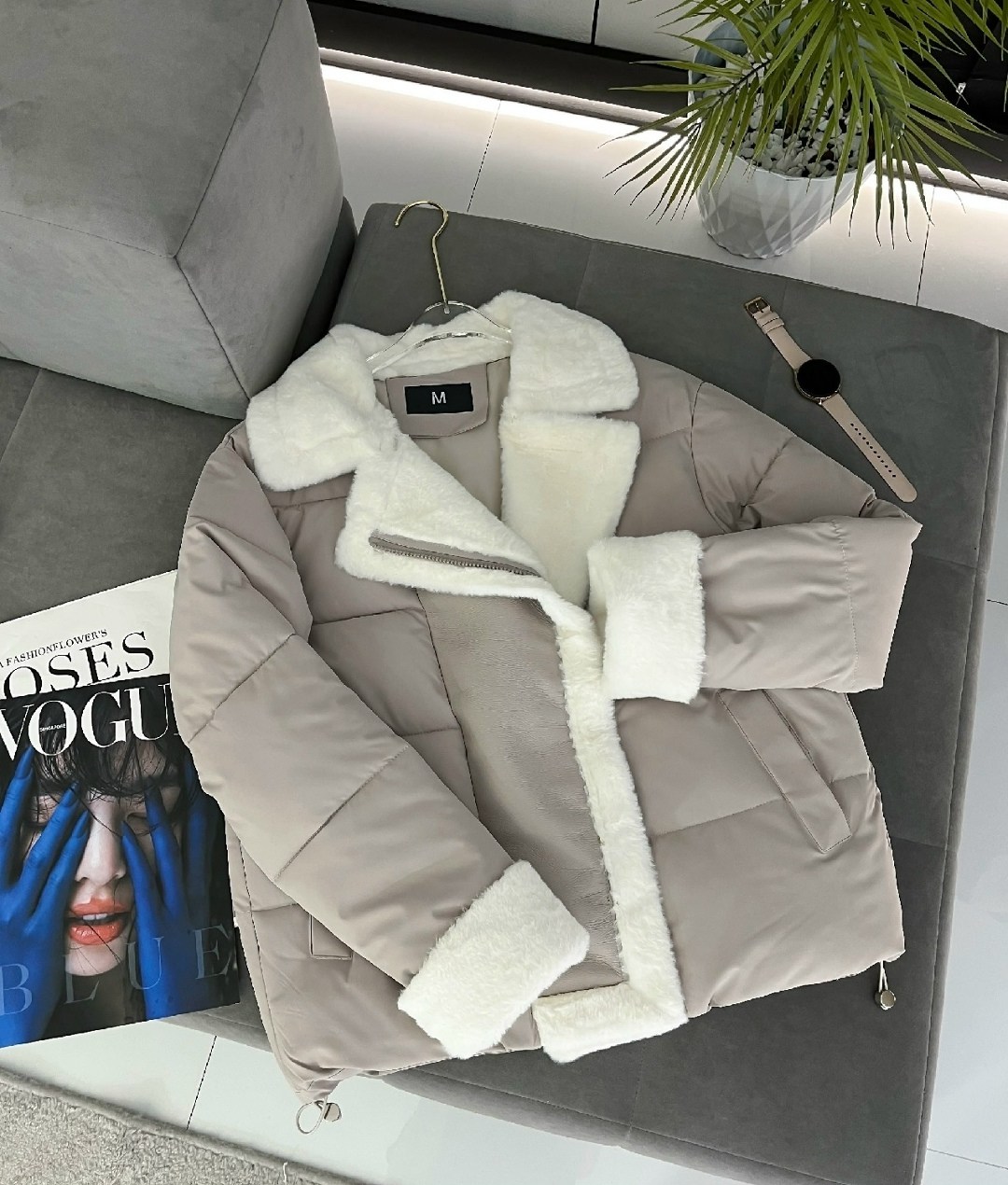 женская куртка,куртка женская pdonna 8023789 коричневая 48 ru,куртка,зимняя куртка женская,куртка женская с мехом