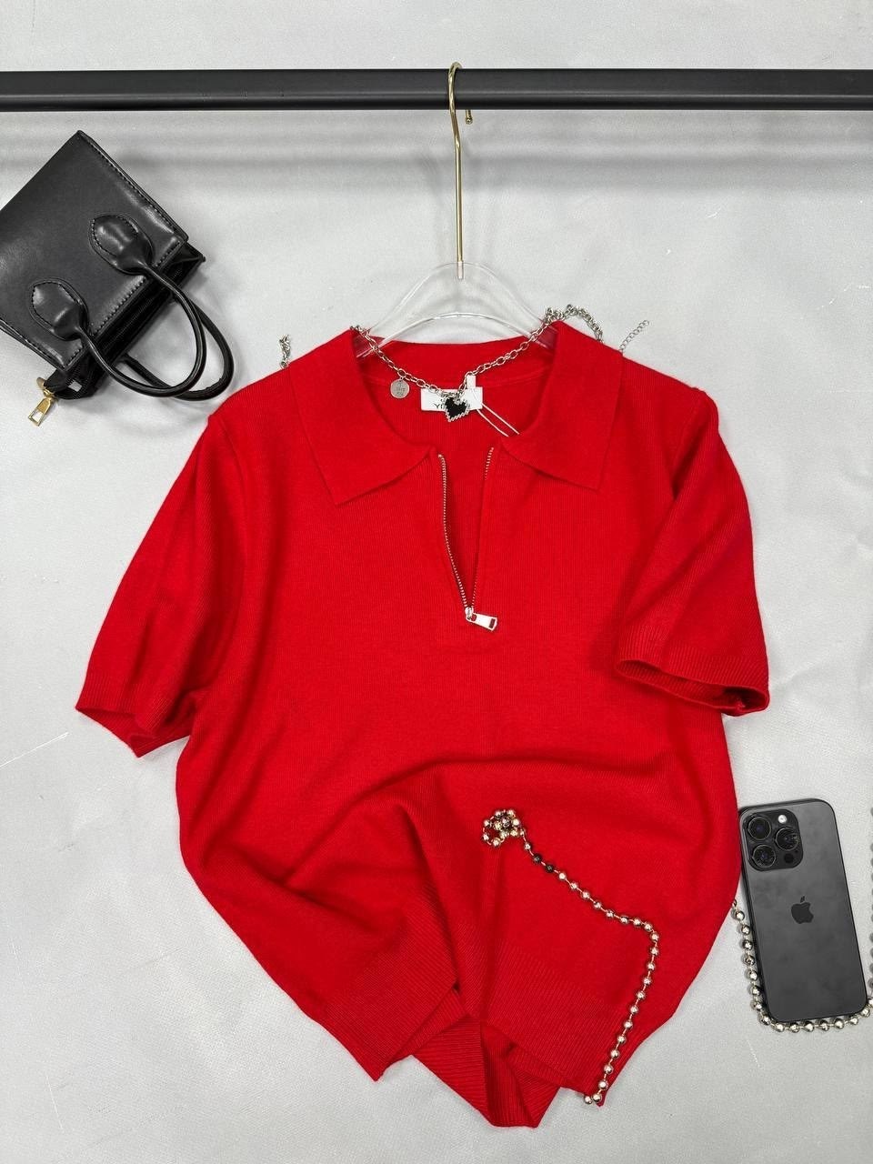 женская футболка поло,поло с замком,женская кофта,женская стильная футболка поло на короткой молнии,женская футболка