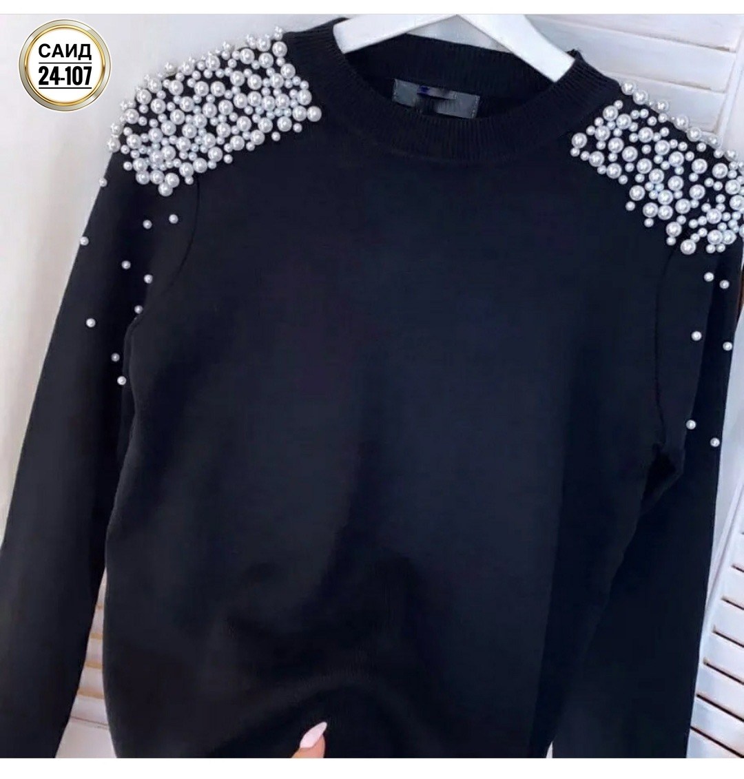кофта женская,кофта модная,кофта женская с бусинами,кофта белая,кофта с бусинами
