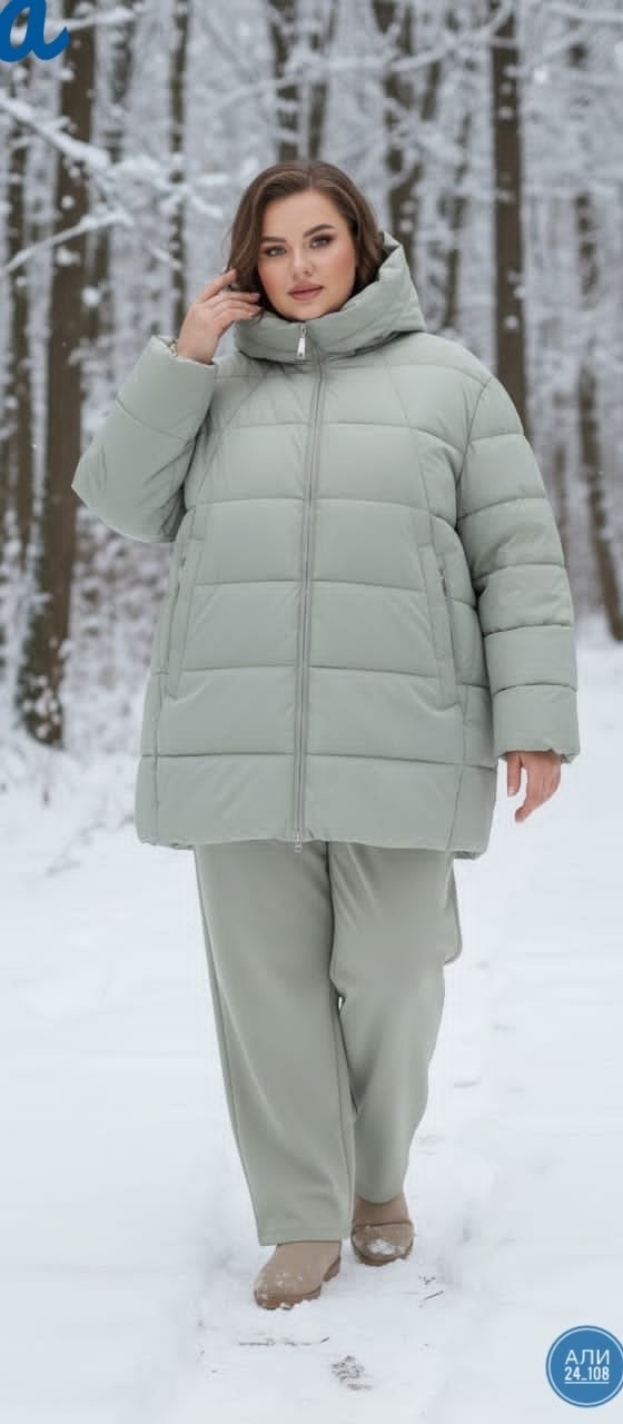 пуховик зимний большие размеры kira clo,женская зимняя куртка,пуховик зимний больших размеров kira clo 269326091,пуховик зимний больших размеров kira clo,демисезонная куртка