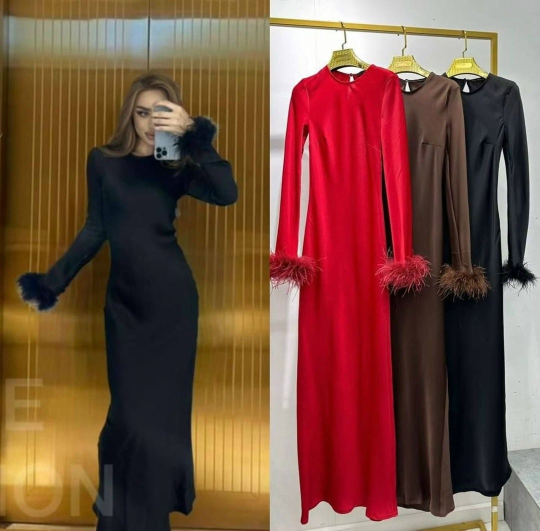 платье с перьями,платье длинное женское,платье,длинное платье,вечернее платье