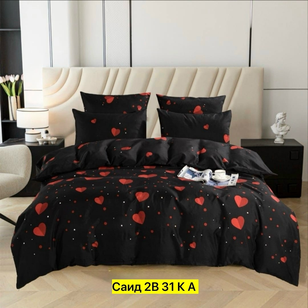 комплект постельного белья,постельного белья,постельное белье из поплина,постельное белье 2 спальное серое сердечки икеа поли сатин 100%,евро комплект постельное