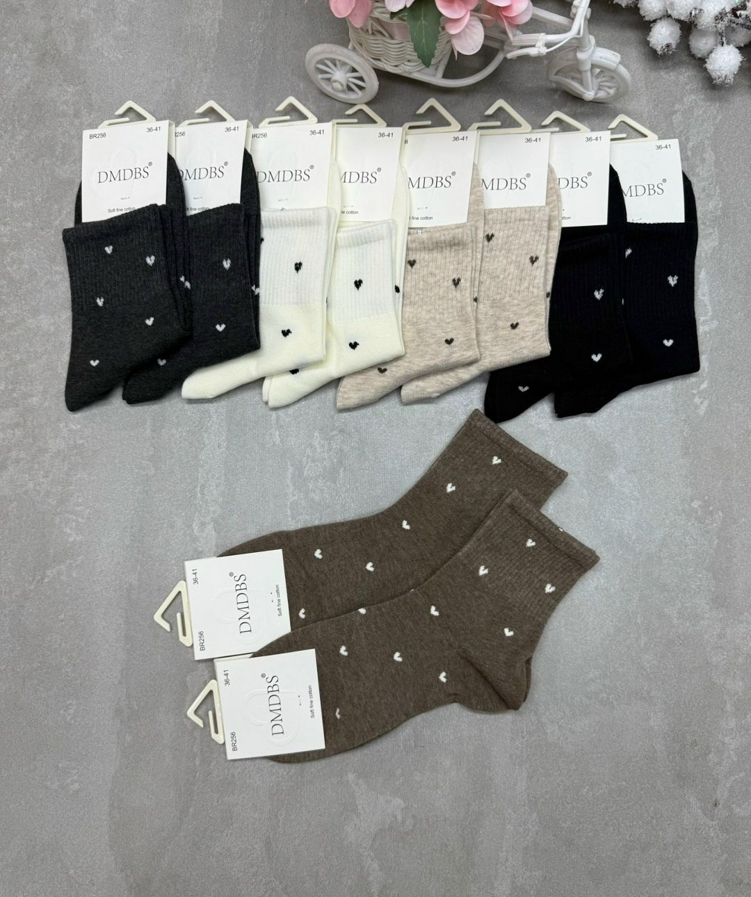 носки женские 10 пар разного цвета,носки женские 10 пар,женские носки,комплект носков женских turkan 100245 белый; коричневый; черный 36-41,носки