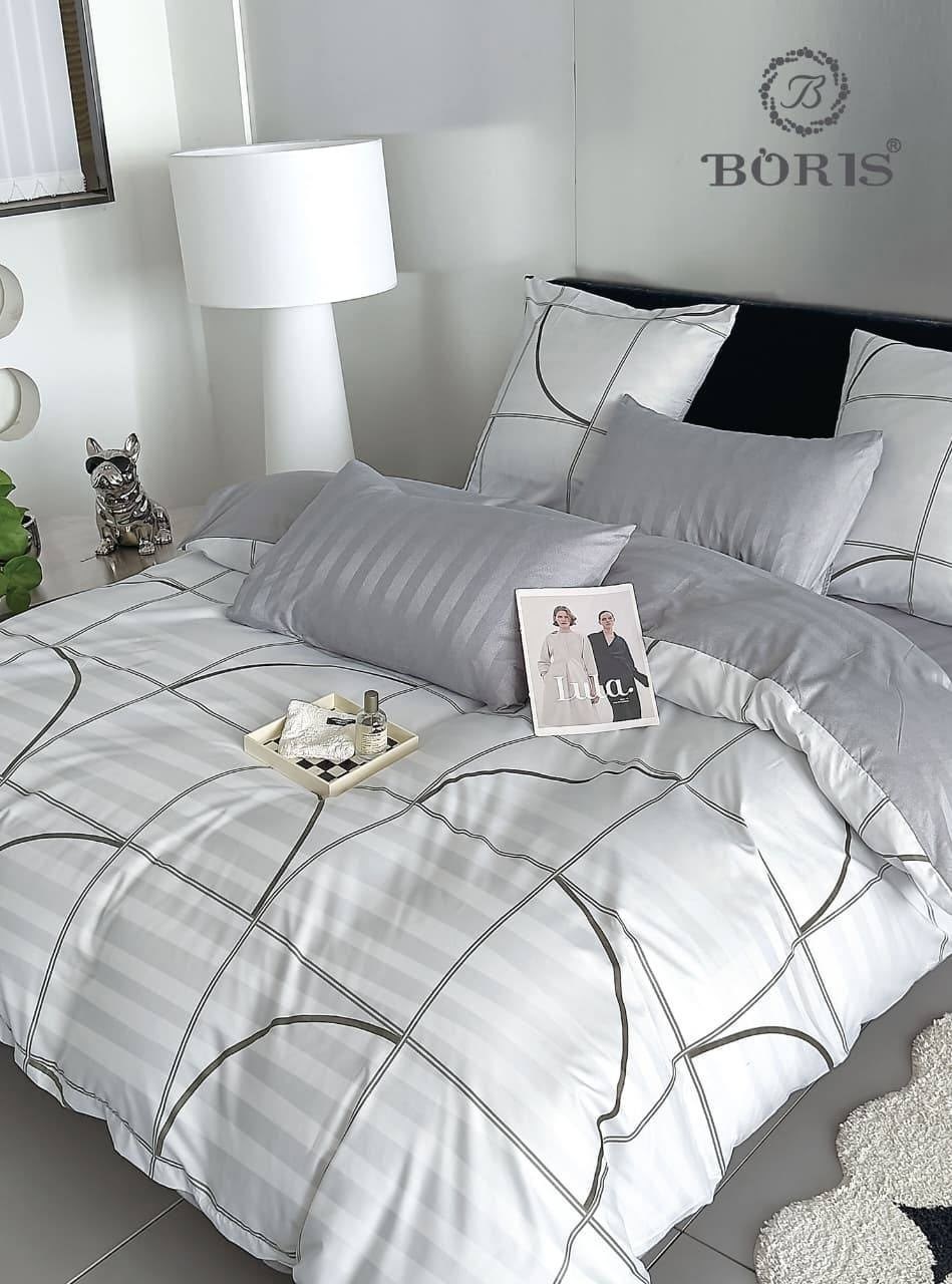 комплект постельного белья,постельное бельё евро,постельное бельё,комплект постельного белья boris,комплект постельного белья boris сатин 2-x спальный наволочки 70x70