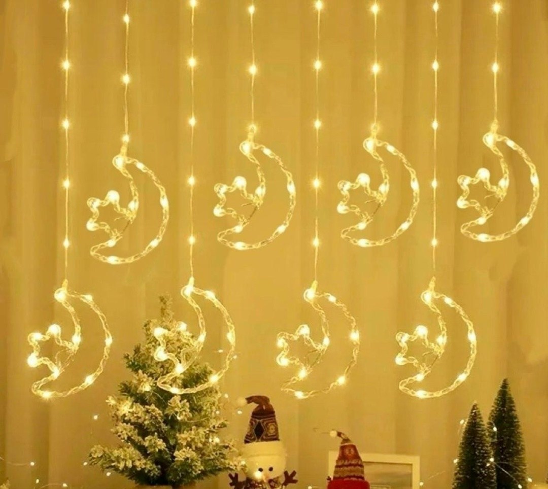 светодиодная рождественская гирлянда-занавеска,гирлянда штора снежинки 3х2м,гирлянда занавеска,гирлянда штора олени,новогодние гирлянды