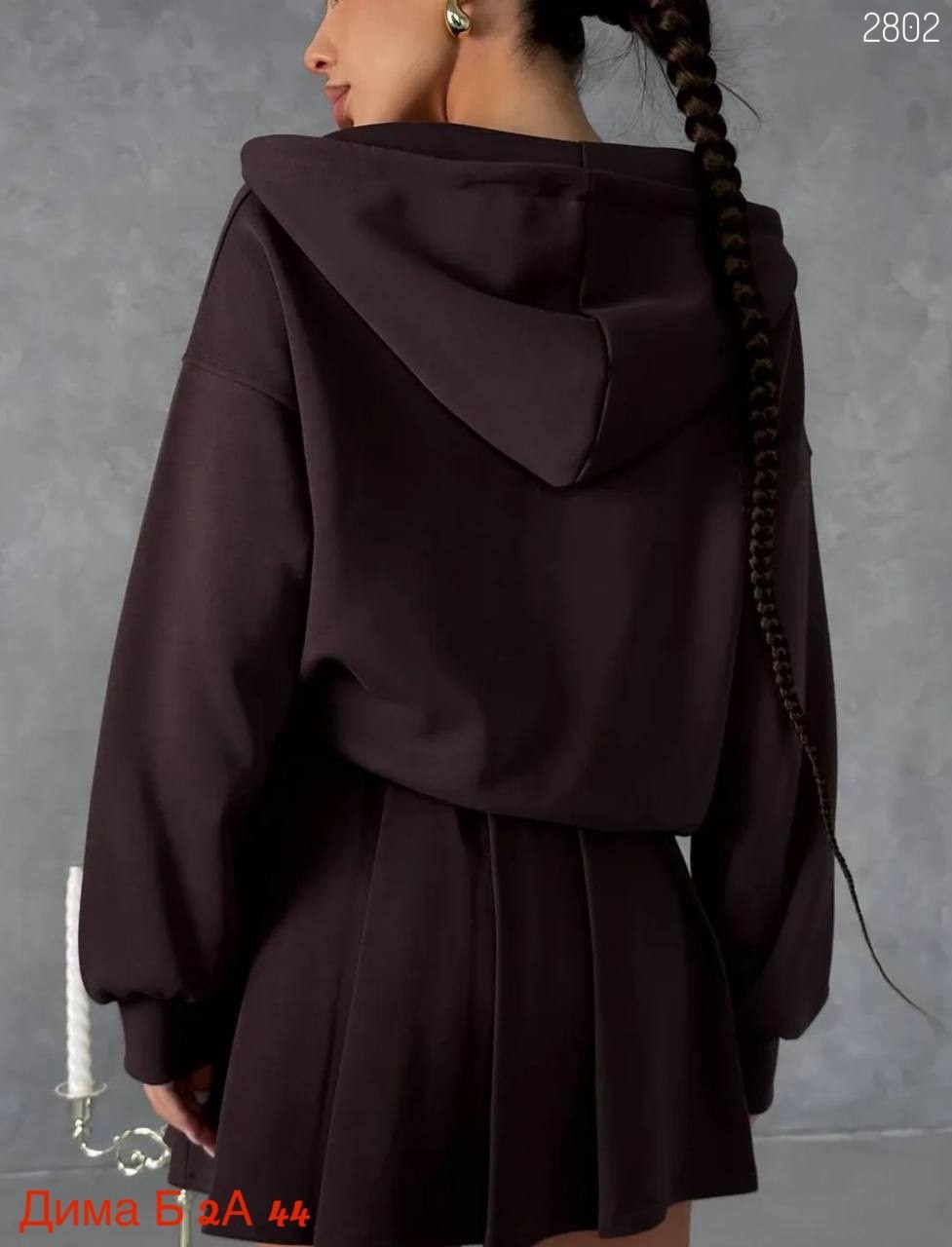 женский спортивный костюм с юбкой old money,толстовка женская,толстовка с капюшоном,женский костюм серый,спортивные костюмы