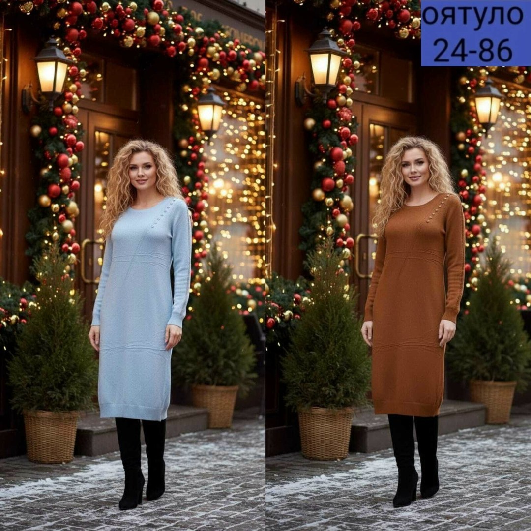 платье женская,платье вязаное теплое ниже колена элька,вязаное платье,платье,женское платье вязаное