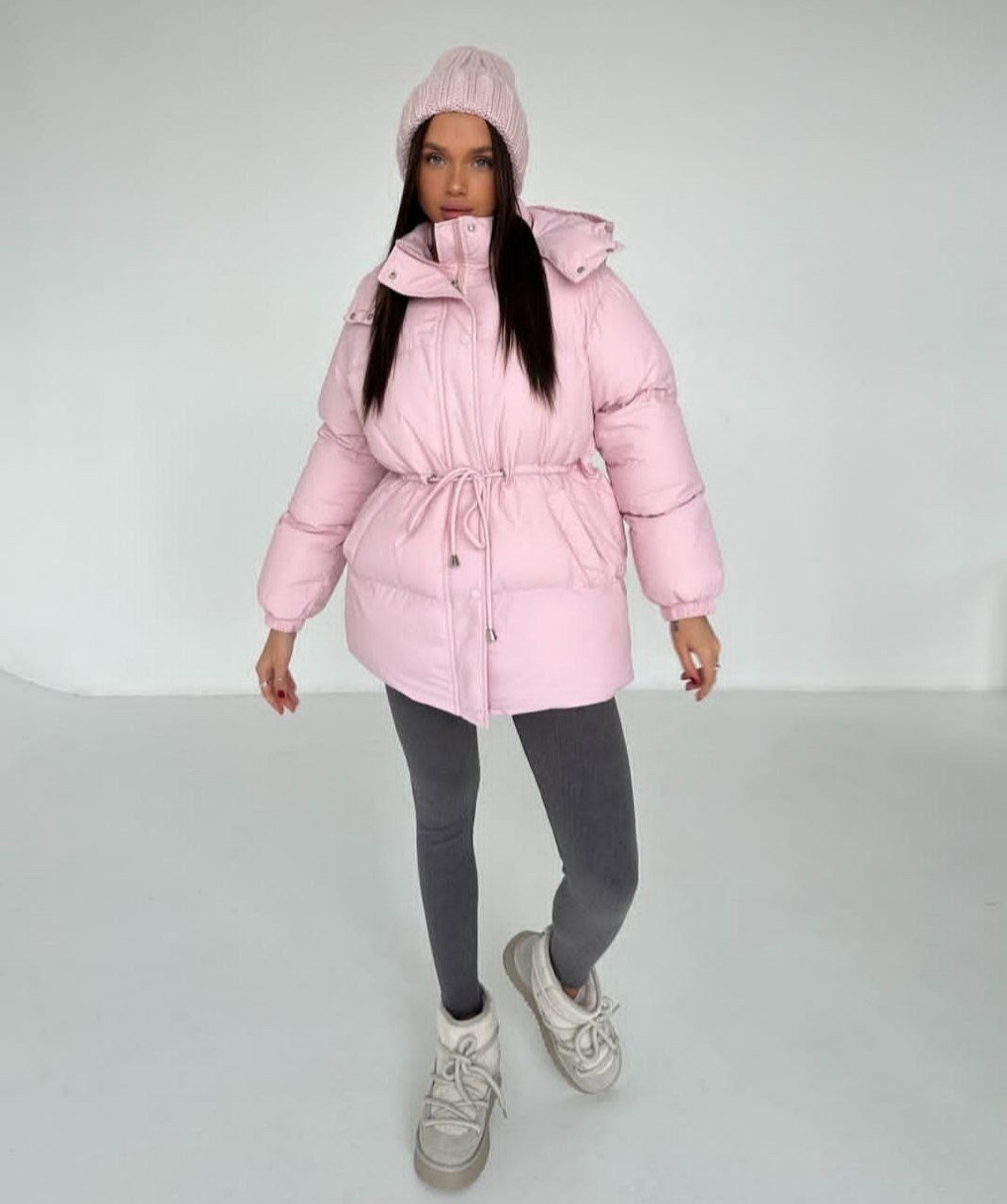 куртка с поясом,пуховик женский,пальто пуховик,женская зимняя куртка,зимняя куртка с поясом