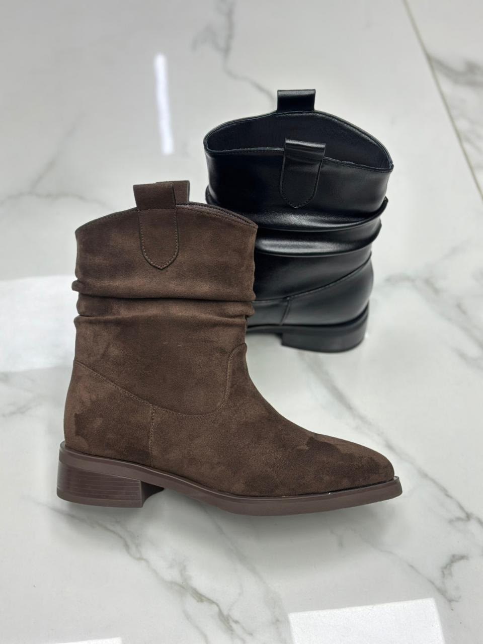 , женская,казаки женские,казаки демисезонные ботинки замшевые, женская