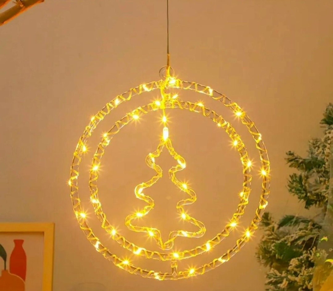 светодиодная гирлянда,подвесное украшение,украшение светодиодное,рождественский светильник,светильник украшение