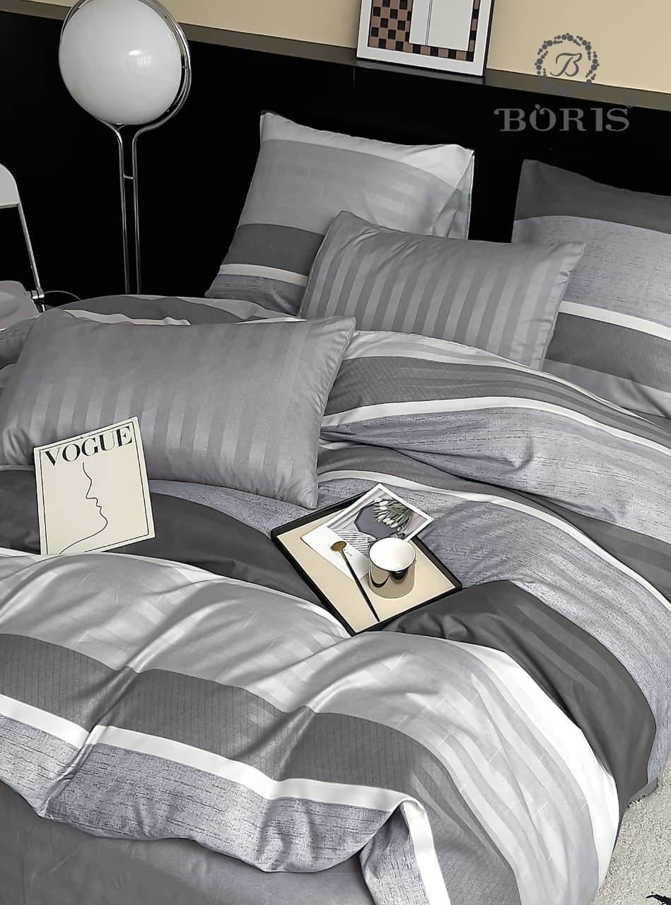 комплект постельного белья,постельное бельё евро,постельное бельё,комплект постельного белья boris,комплект постельного белья boris сатин 2-x спальный наволочки 70x70