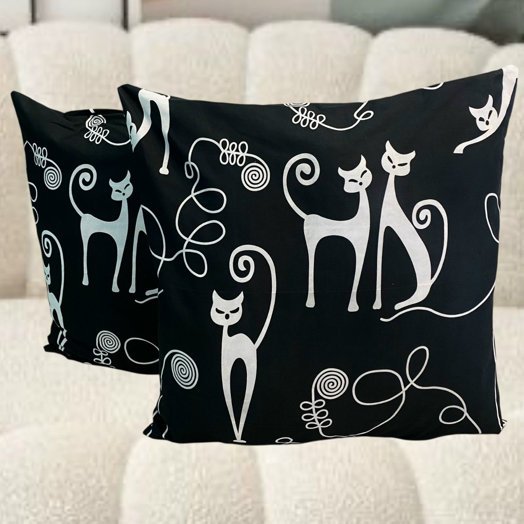 пододеяльник униратов текс 180х220 поплин-хлопок кошки на черном,пододеяльник униратов текс 180х220 поплин-хлопок кошки на черном п-180,ткань,ткани с принтом,бязь