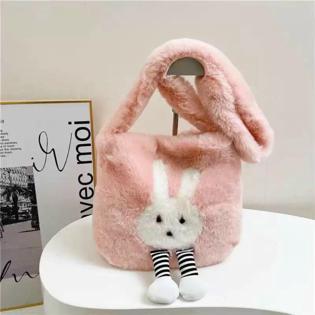 плюшевая сумка,сумка модная,плюшевая сумка через плечо,меховая сумка,женский сумка