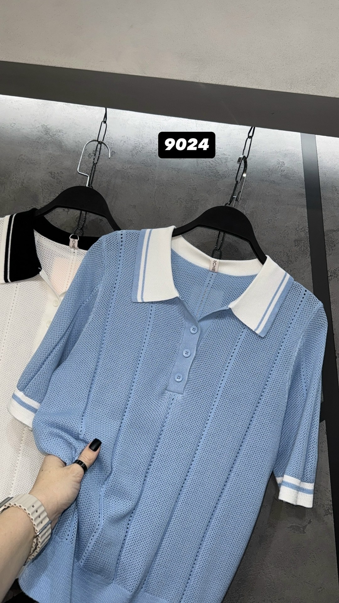 женская футболка-поло с коротким рукавом голубая кофта vi&so 477159029,женская кофта,женская футболка-поло с коротким рукавом голубая кофта vi&so,женский джемпер