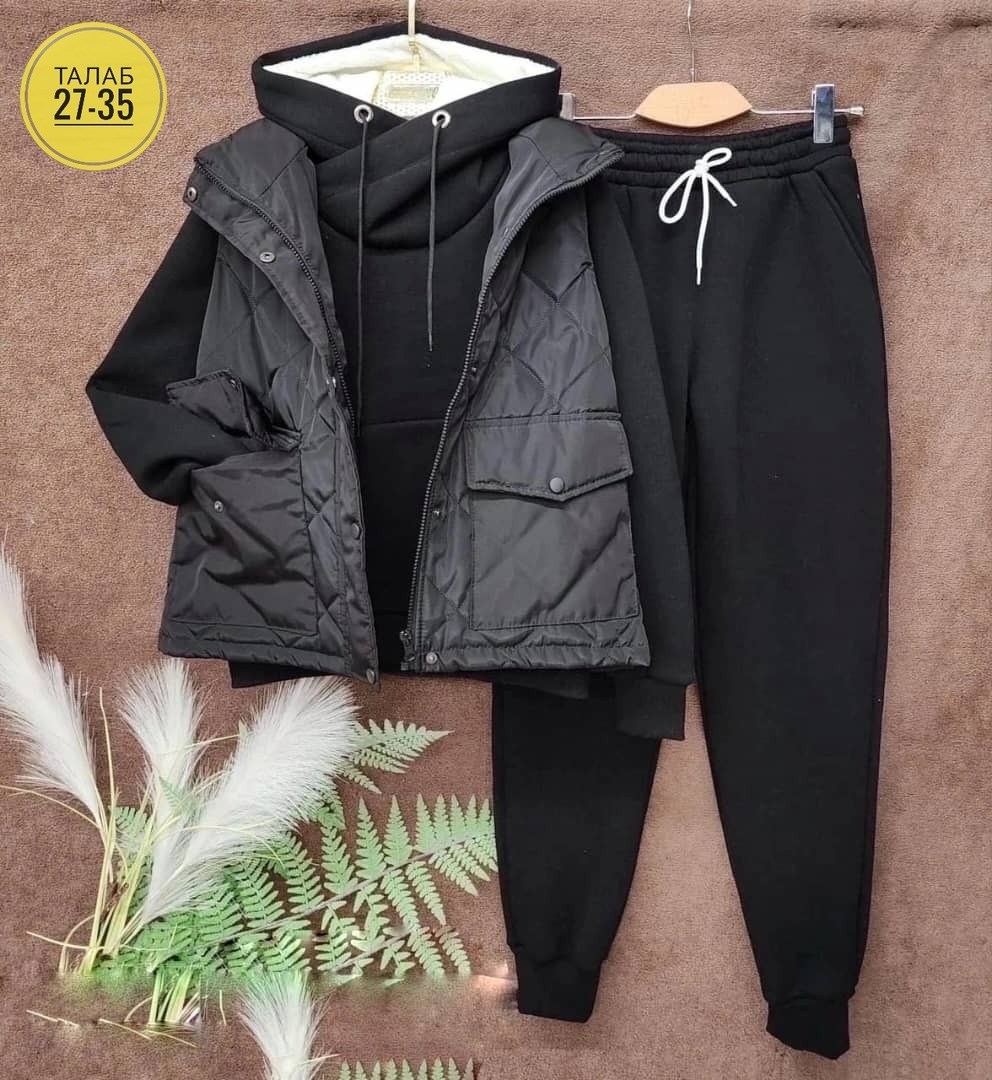 теплый костюм тройка с жилеткой женский,костюм женский спортивный тройка с жилетом утепленный,спортивный костюм утепленный mir wear тройка женский,костюм тройка,костюм тройка женский