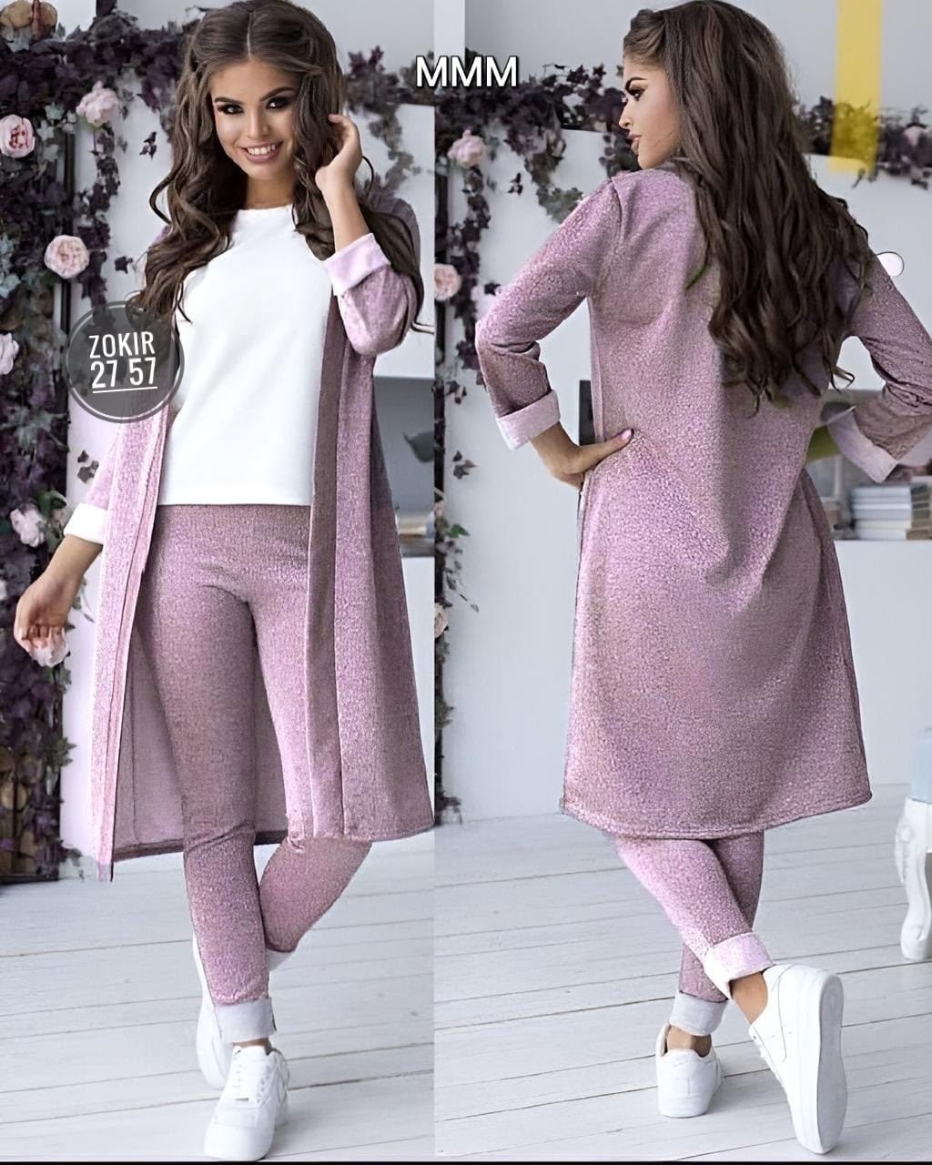 костюм женский тройка с кардиганом,женский костюм-двойка ткань ангора,костюм тройка ткань ангора,костюм с кардиганом,брючный костюм женский с длинным кардиганом тройка