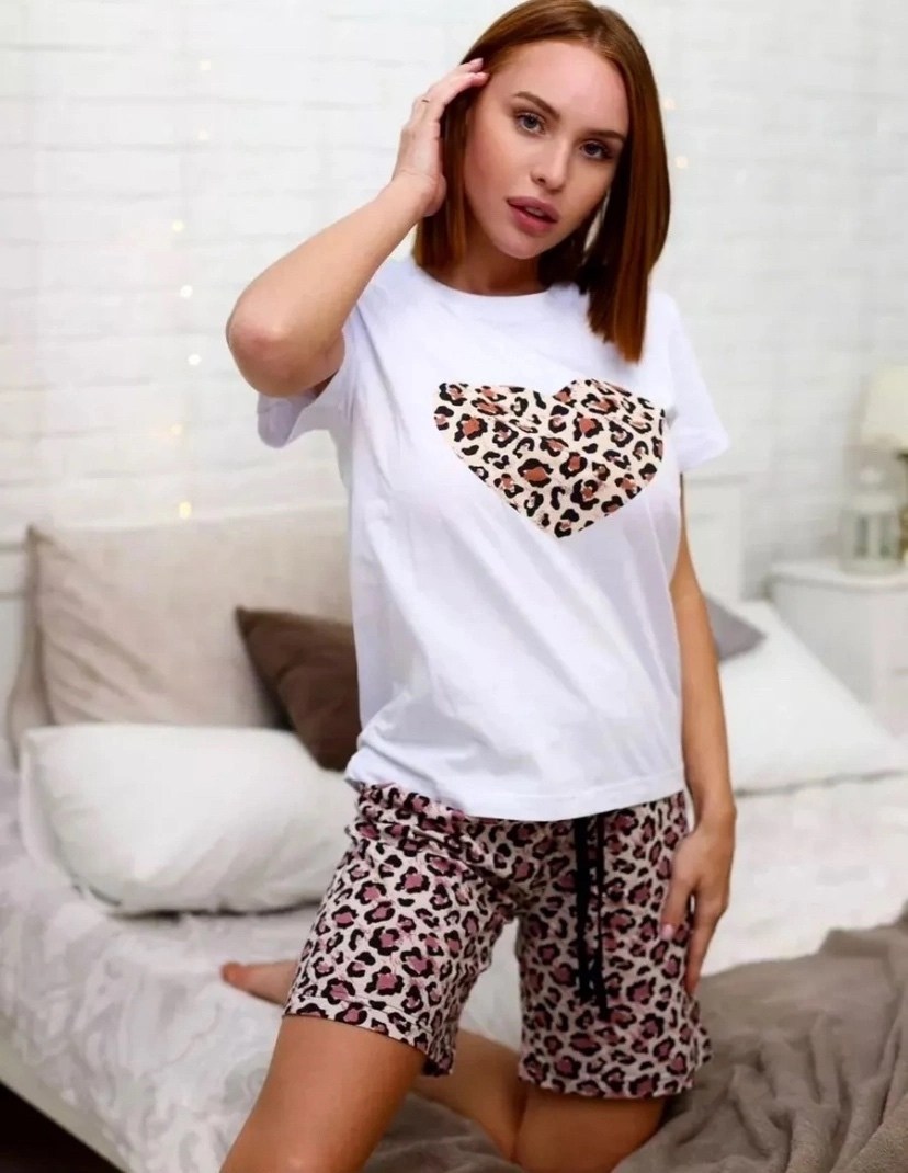 женская пижама,пижамы женски,женские футболки с принтом,футболка с леопардовым принтом,женская футболка