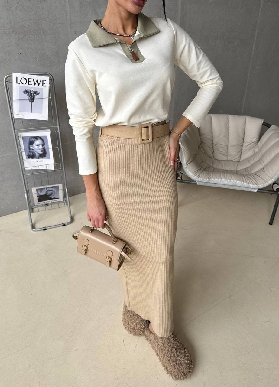 юбка трикотажная,юбка,юбка миди,трикотажные костюмы,юбка модная