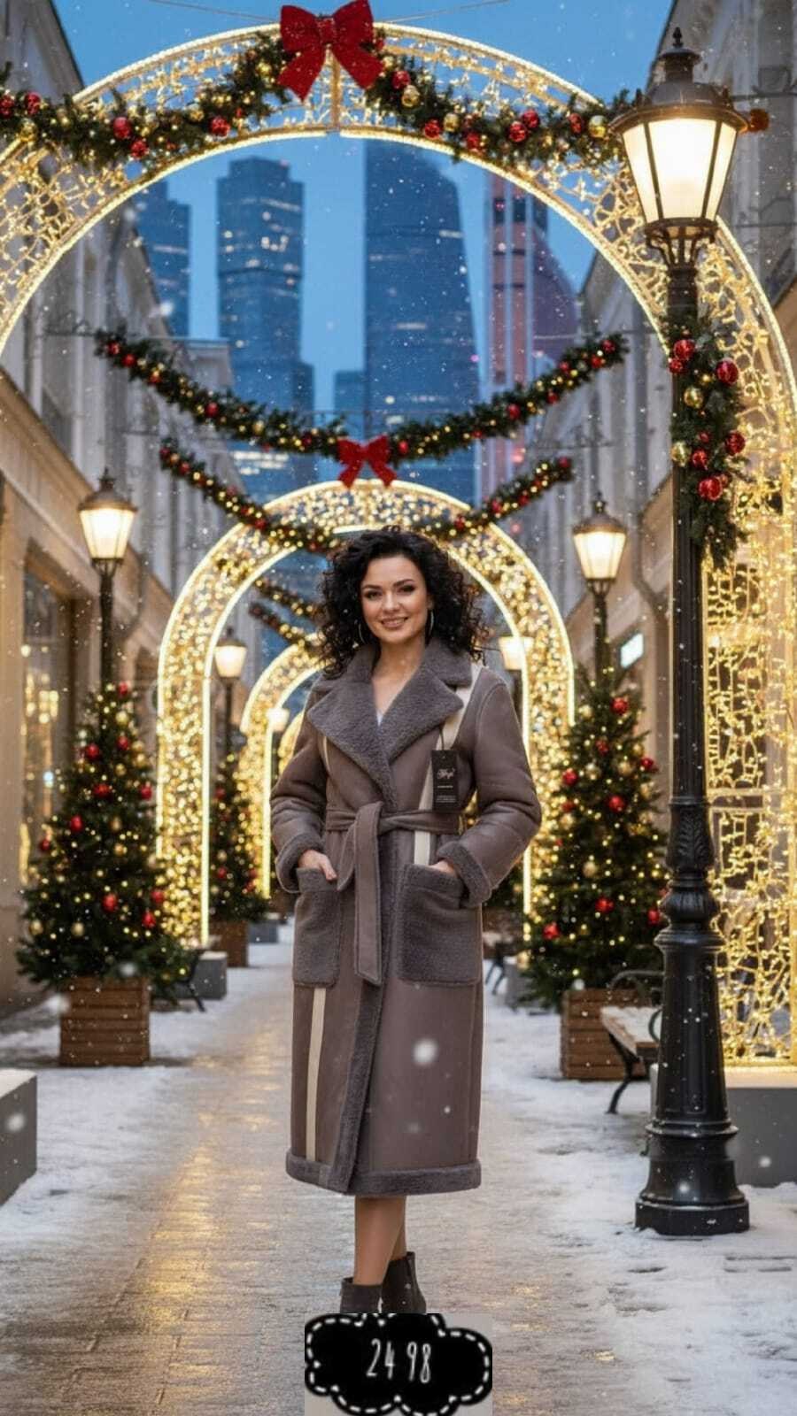 дубленка женская,шуба из овчины,пальто,дубленка искусственная trio zima,пальто шуба