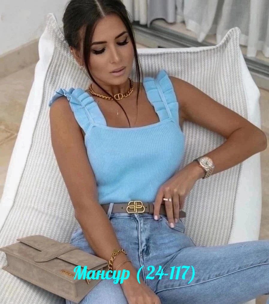 майка с оборками,топ женский,топ женская майка,майка женская,кроп топ женский