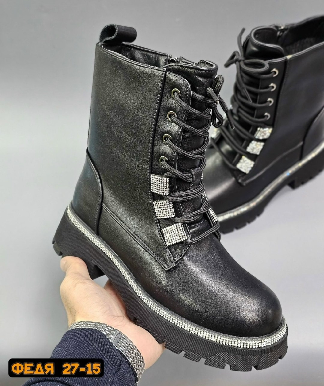 ,женские ботинки,ботинки,ботинки женские черные, женская