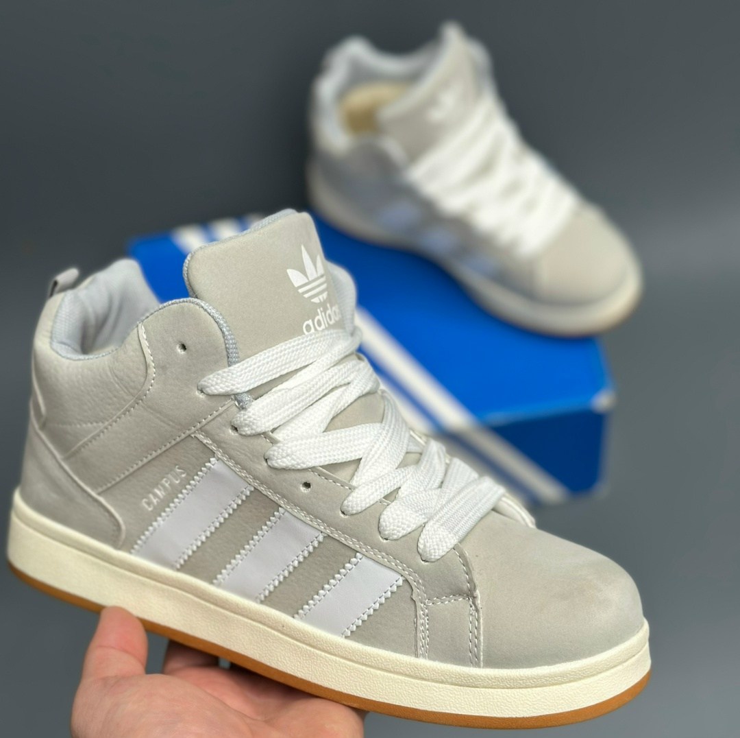 зимние кроссовки adidas campus high,зимние кроссовки adidas campus,зимние кроссовки adidas campus high цвет серый,кроссовки adidas,зимние кроссовки adidas