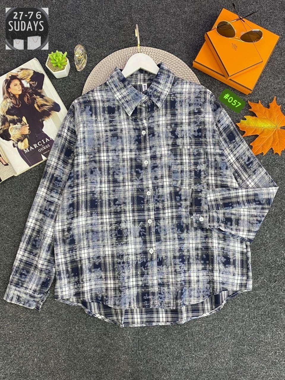 рубашка хлопок,рубашка в клетку,рубашка в клетку женская,клетчатая рубашка,рубашка женская 7007 "клетка № 4"