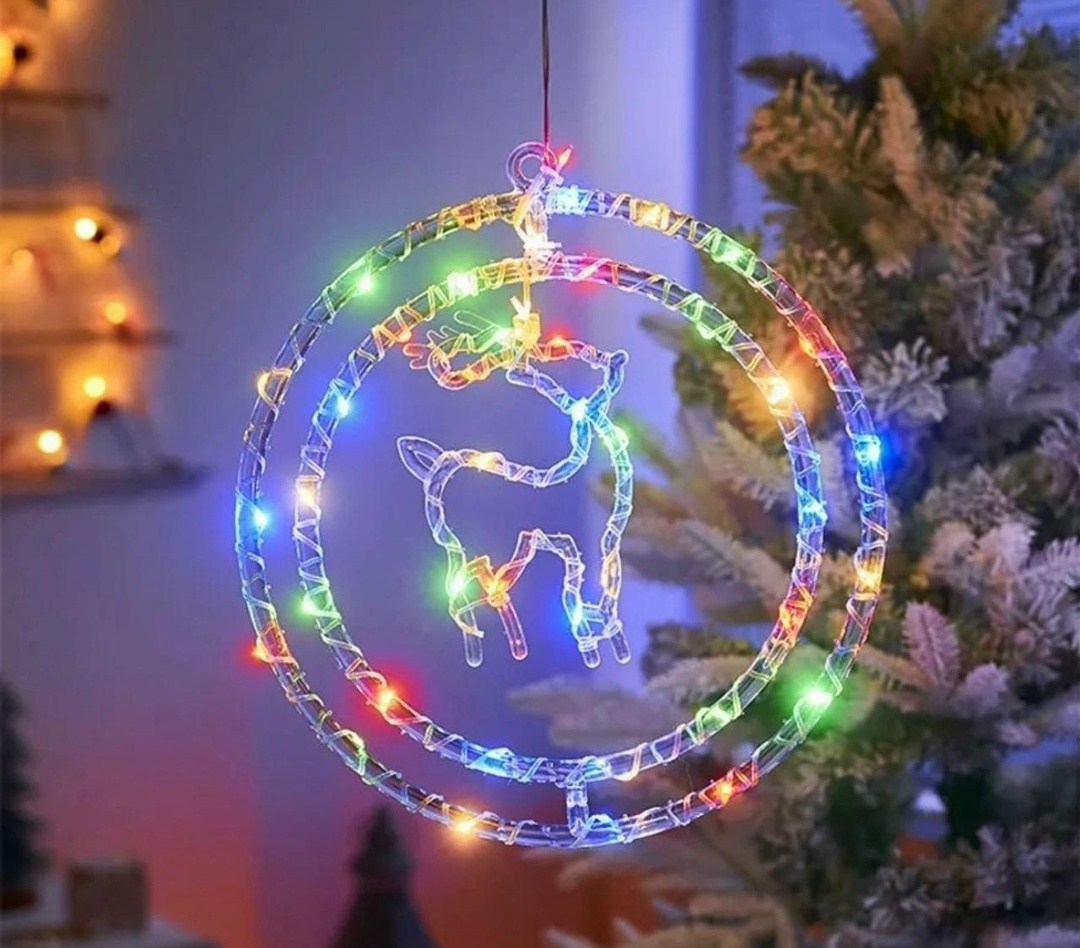 светодиодная гирлянда,подвесное украшение,украшение светодиодное,рождественский светильник,светильник украшение