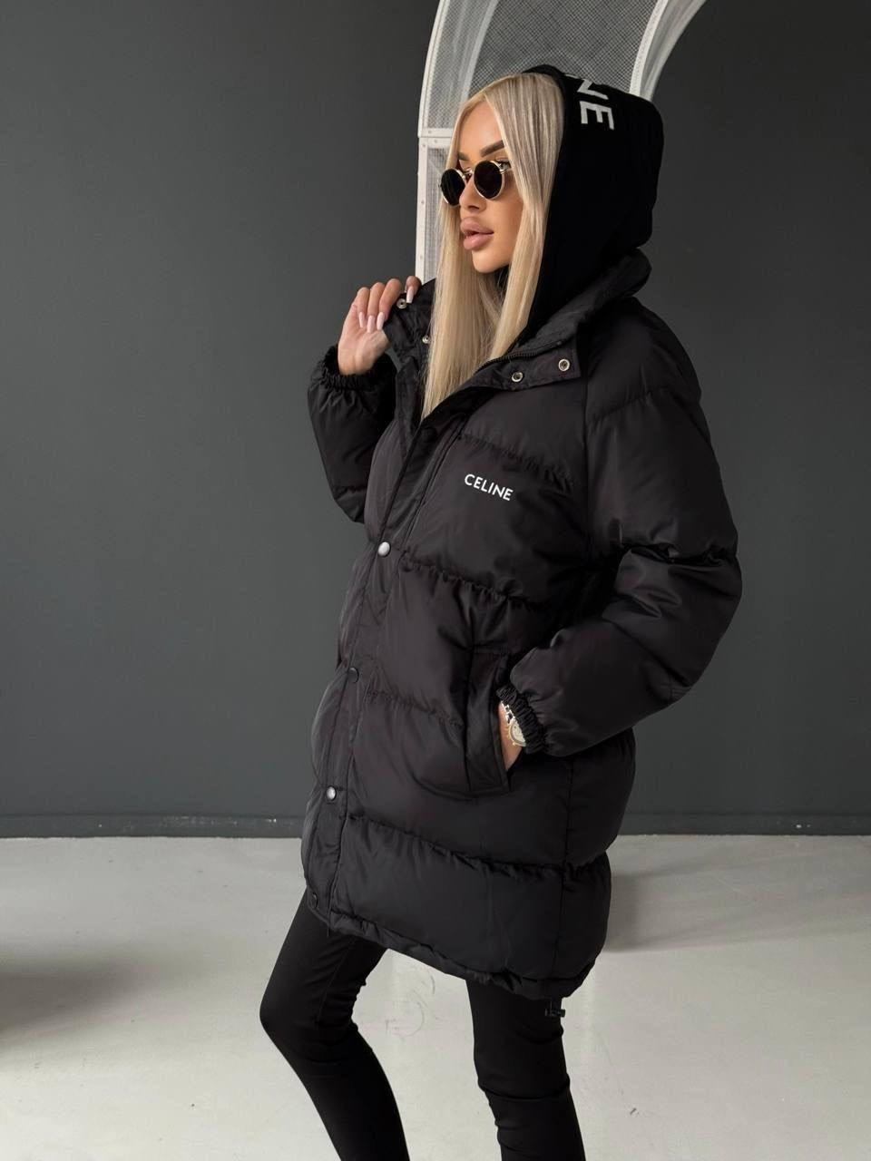 зимняя куртка,пуховик двусторонний,пуховик с капюшоном,куртка женская,зимняя куртка оверсайз с капюшоном пуховик rz wear