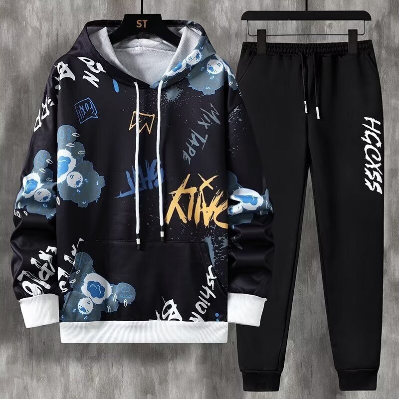 повседневный спортивный костюм,мужские спортивные костюмы,костюм с худи,одежда комплект,спортивные костюм