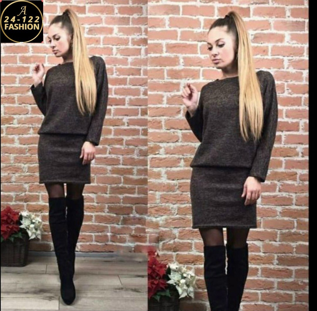 платье из ангорки,платье туника,костюм юбка с кофтой,теплый костюм юбка с кофтой,платье