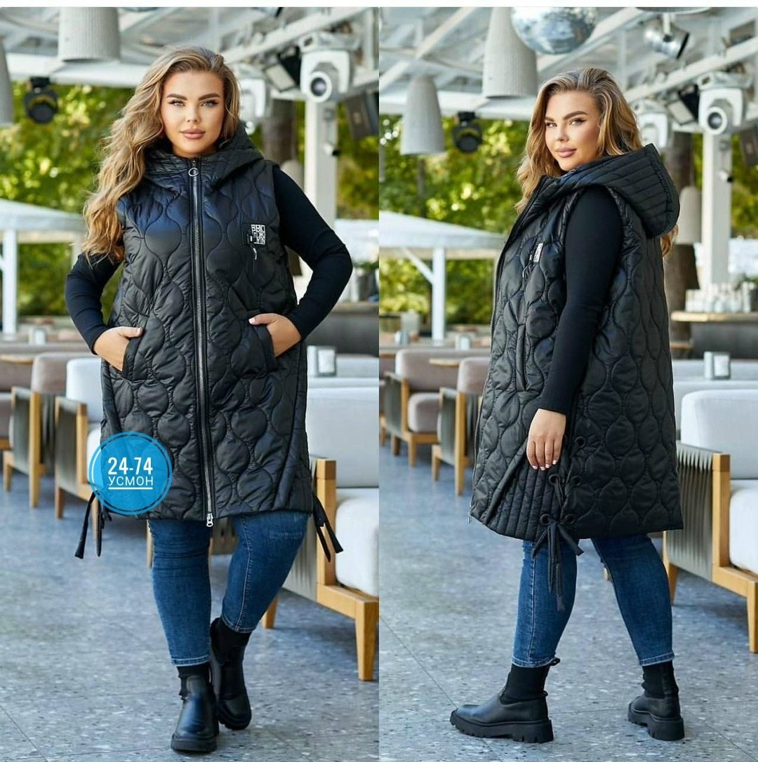 жилетка на синтепоне,жилет синтепон,жилетка женская батал,женская жилетка больших размеров,женская жилетка