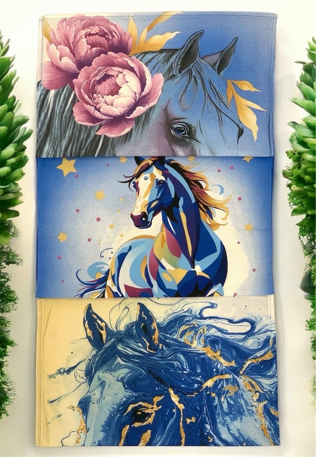 полотенца подарочная,полотенца кухонное,подарочные кухонные полотенца символ 2026 лошадь 5 шт,лошадей,лошадь вышивка