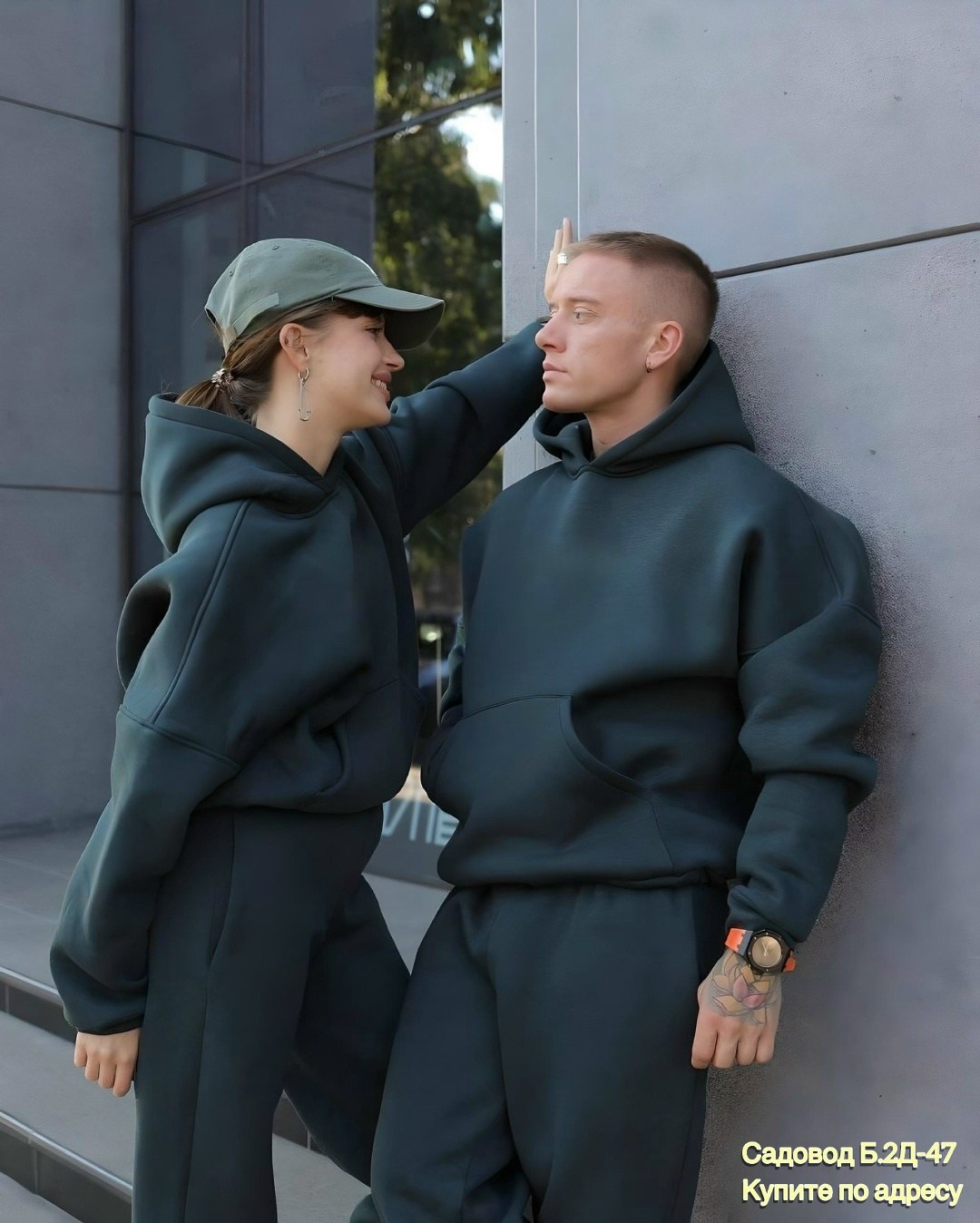 спортивный костюм men утепленный на флисе oversize portnovstyle,парный спортивный костюм на флисе,парный костюм на флисе,парные спортивные костюмы,парный костюм