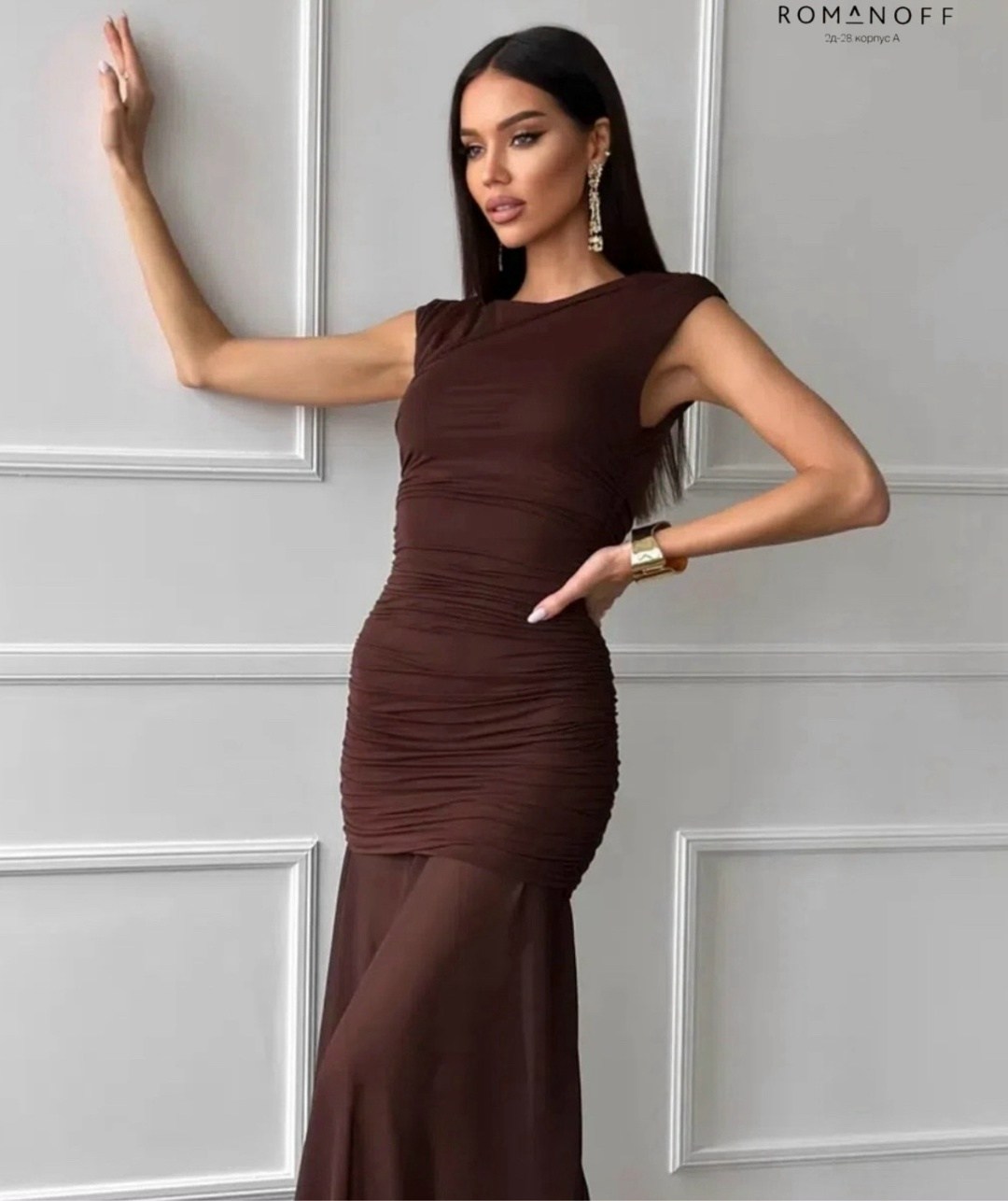 вечерние платья,вечернее платье женское,платье макси,платье вечернее длинное с драпировкой babu,платье