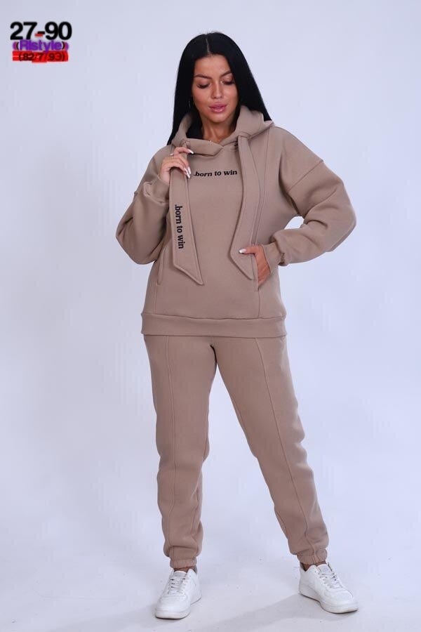 костюм женский 7163 лика дресс,костюм женский футер,костюм женский на флисе,костюм женский с капюшоном,костюм женский с начесом