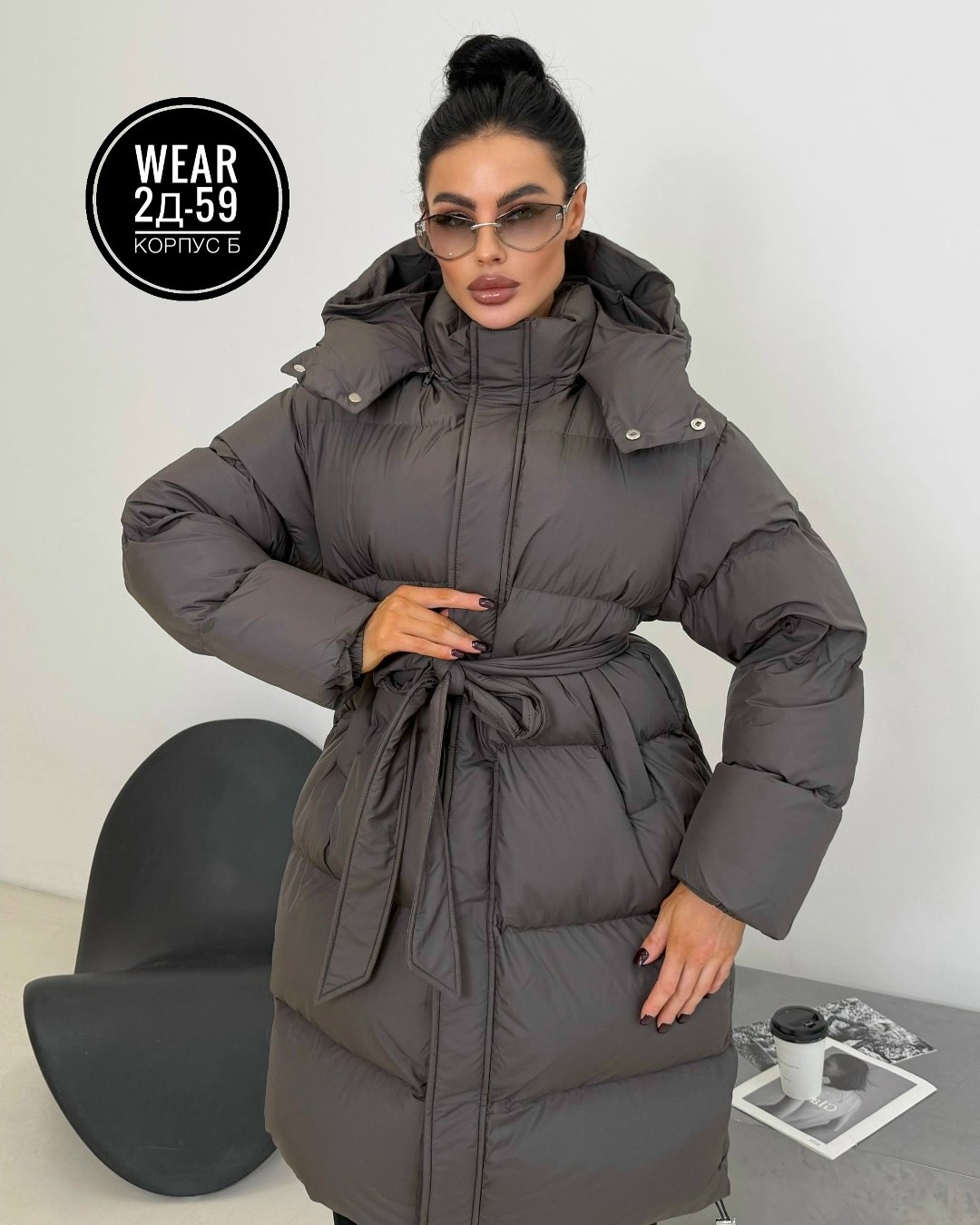 пуховик зимний длинный куртка с капюшоном t fashion,пуховик женский,зимние куртки,женская зимняя куртка,пуховик зимний длинный куртка с капюшоном