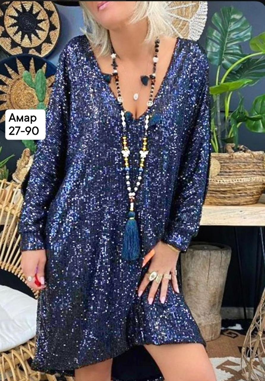 женское платье с блестками,платье с блестками больших размеров,платье туника,женское платье с пайетками,свободное платье