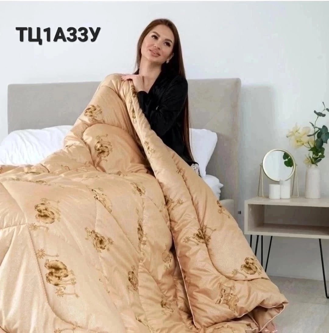 одеяло из верблюжьей шерсти 100%,теплое одеяло,одеяло стеганое,одеяло из верблюжьей шерсти,комплект постельное бельё