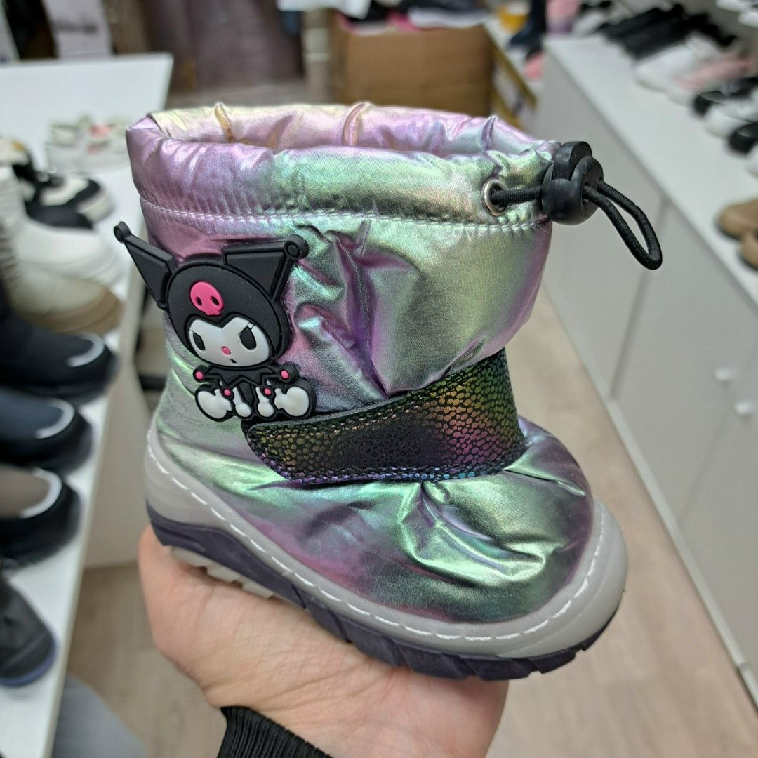 ,дутики детские kapika 1312д-1 цв.сиреневый р.28 ru,дутики детские,сапоги зимние детские,дутики детские зимние