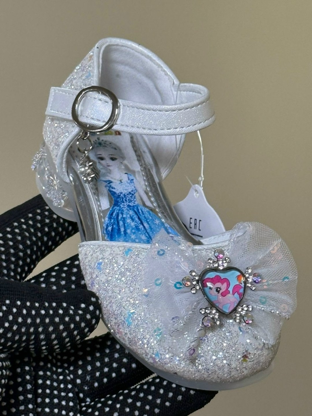 туфли принцессы,туфли эльзы,туфли блестящие для девочек,туфли для девочек,туфли с эльзой детские