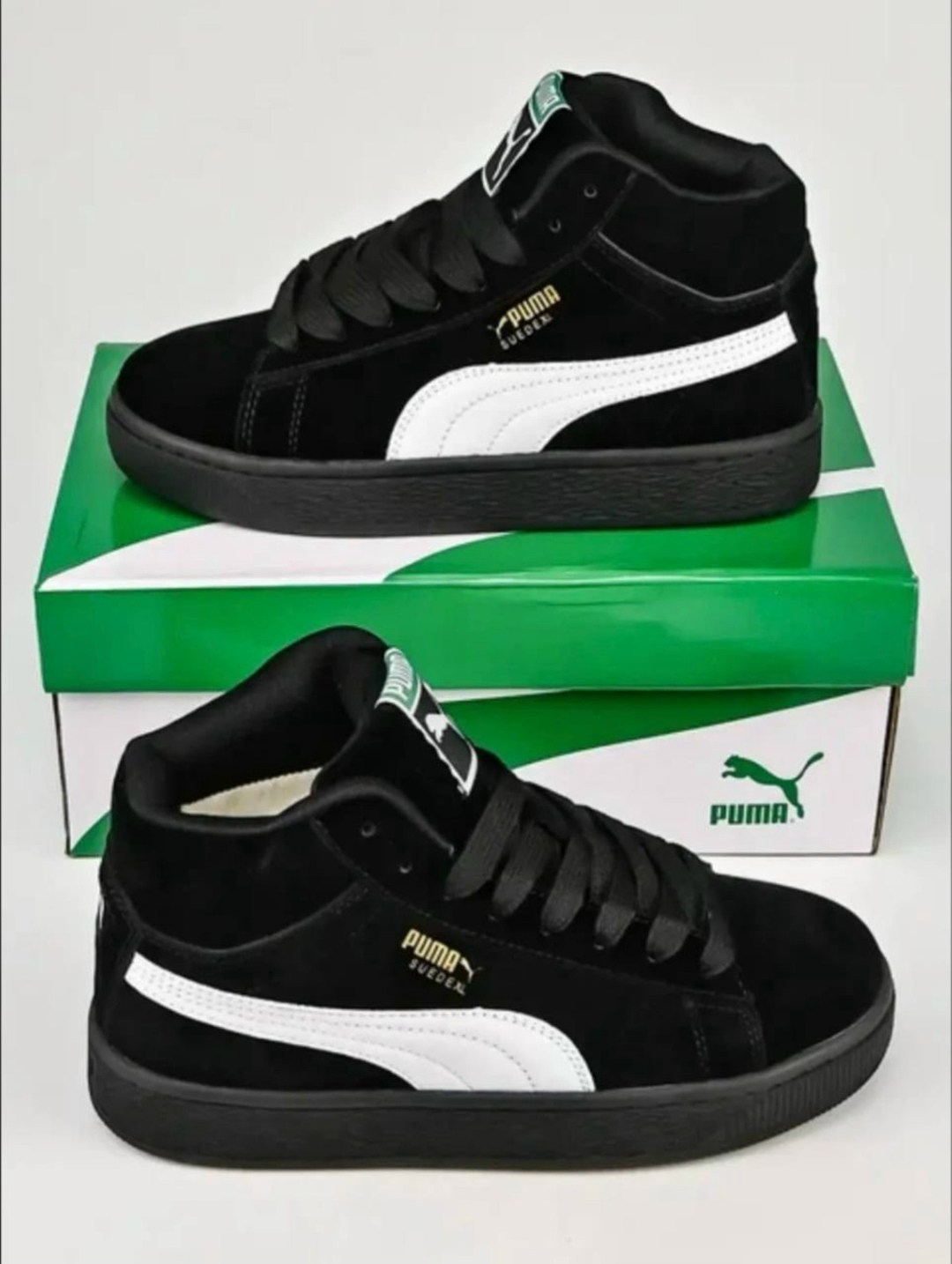 кроссовки черные мужские зимние puma suede xl,мужские зимние кроссовки puma,кроссовки зимние puma,puma suede,кроссовки puma