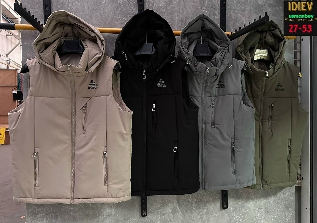 жилет мужской,жилетка мужская,жилет мужской утепленный с капюшоном адидас,жилет,жилетка