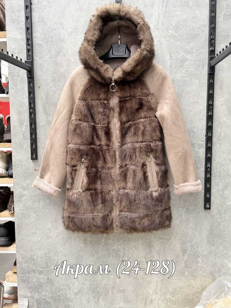 дубленка женская из натуральной овчины с капюшоном,дубленка женская,дубленка двусторонняя,дубленка,дубленка женская furnatur 8024769 серая 52 ru