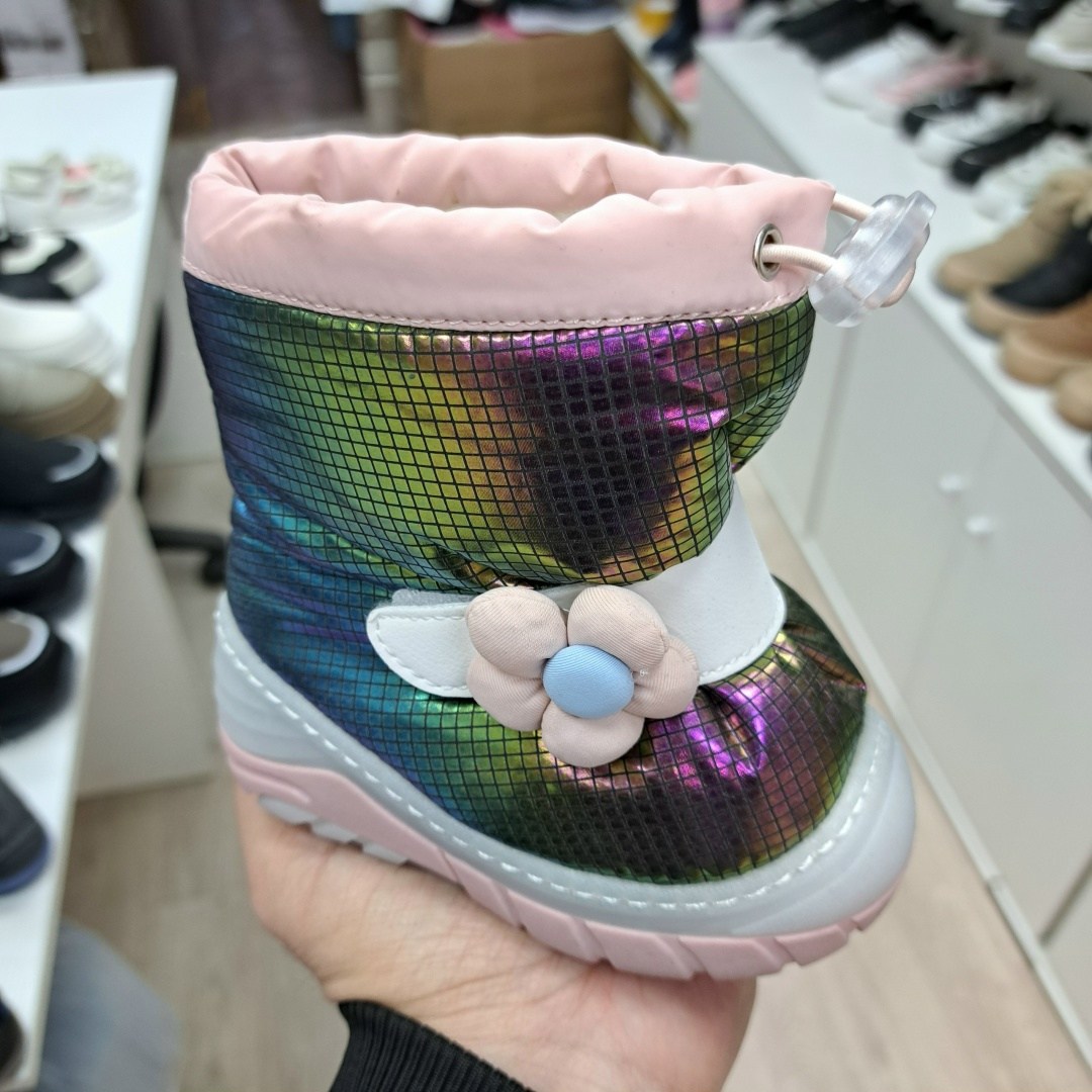 tom miki сапоги зимние детские,дутики зимние том.м т-10306-b,дутики детские,сапоги дутики tom&miki размер 28 розовый,дутики tom&miki